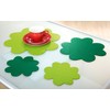 Felt Table Mat Washable Gilde Four-leaf Clover 30 cm Set