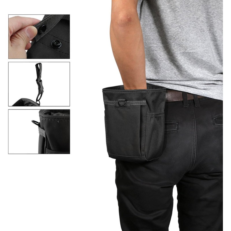 NewBEP Climbing Chalk Bag with Grommets Perfect pocket design for
