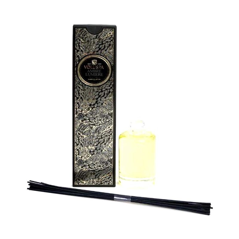 Voluspa Ambre Lumiere Home Ambience Diffuser, 6 Ounce
