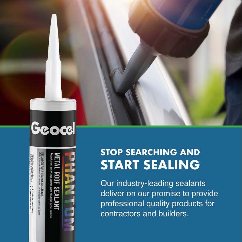Geocel 28100V Pro Flex RV Flexible Sealant, 10 oz Cartridge,
