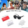 LYZOIT Square Sunglasses for Men Women Oversized Big UV Protection