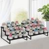 YINMIT Wooden Display Riser Stand, Tiered Perfume and Cologne Organizer