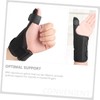 WOONEKY Mummy Thumb Brace for Thumb Arthritis Left Hand Aluminum