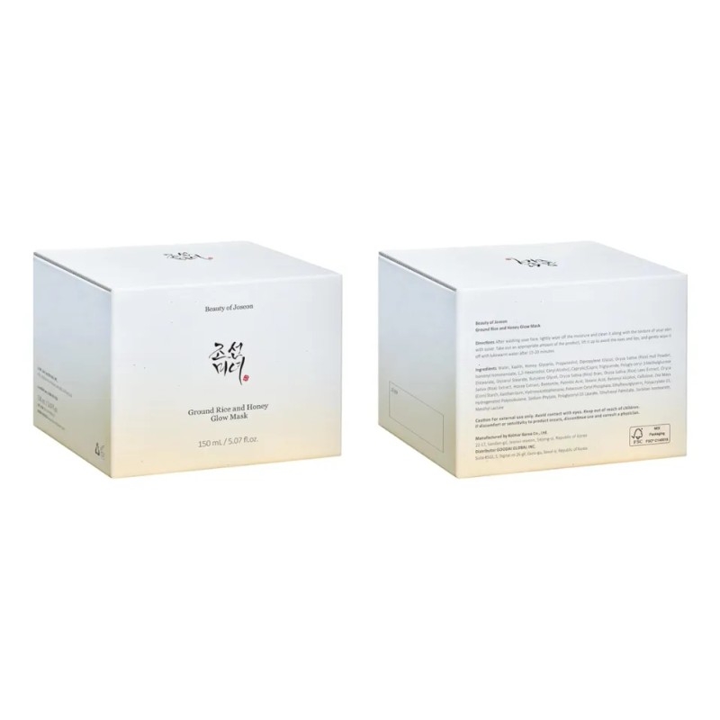 Mascarilla Glow Arroz Miel Beauty