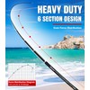Sinyoeer 18FT Telescoping Wind Sock Pole, Fiberglass Flag Pole Pole
