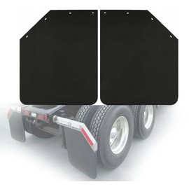 MIAOKUI 24" x 30" Angled Mud Flaps for Semi Trucks 1/5" Thick Mudflaps Semi Truck Mud Flaps Splash Guard Set of 2