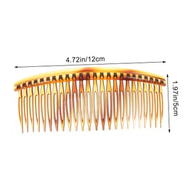 VICASKY 6pcs Plastic Hair Side Combs for Women Hairdressing Accessories Fine Tooth Comb Clips for Wedding and Birthday Styling for All Hair Types