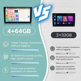 [4G+64G] Hikity 8 Cores Android 13 Stereo for Hyundai Sonata 2010-2015, 9 Inch 1280x720 Touchscreen Car Radio with Wireless Apple CarPlay Android Auto GPS DSP WiFi SWC