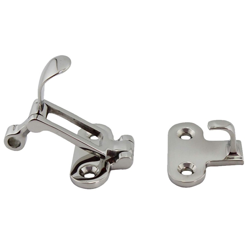 Pair Heavy Duty 316 Stainless Steel Anti-Rattle Lockable Hold Down