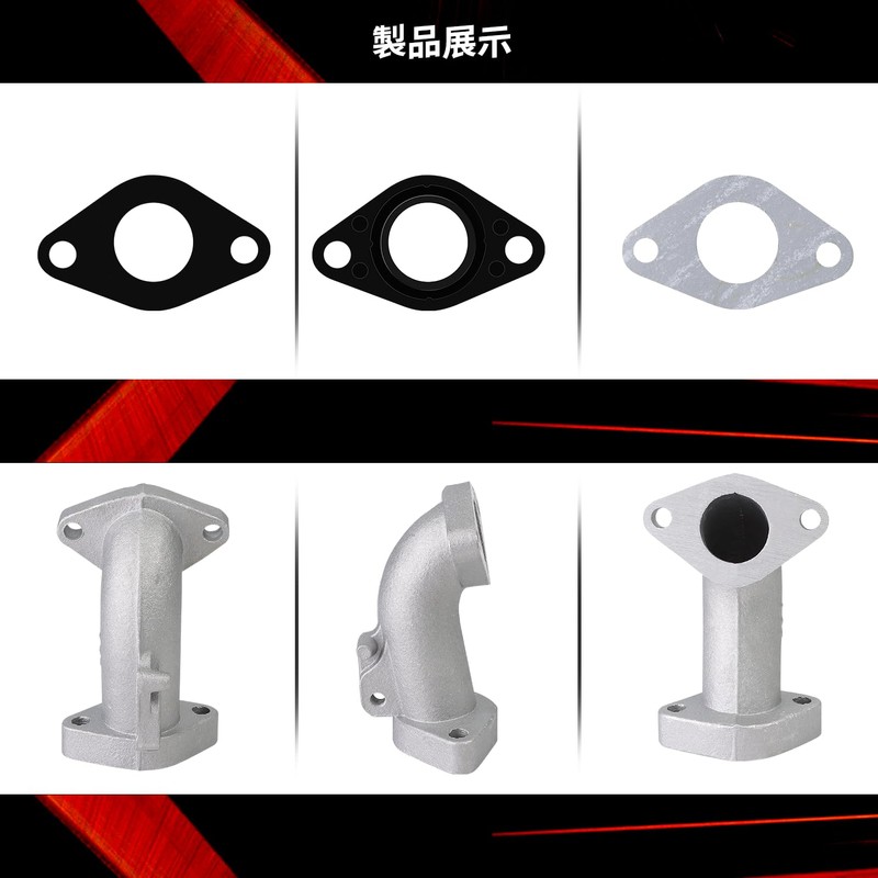 Jetsetmoto Cub90 Compatible Intake Manifold Carburetor Intake Manifold Carburetor Internal