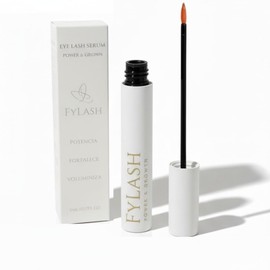 FYLASH Eyelash Serum 5ml (4 Month Treatment) Natural Growth & Strength Prostaglandin Free Complete Set with Ritual, Nutritional Guidelines and Monitoring