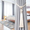 Pretty Jolly 2 Pack Long Tassel Curtain Tiebacks Handmade Braided