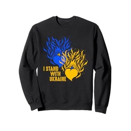 Pray For Ukraine Heart Flag We Support I Stand With Ukraine Sweatshirt