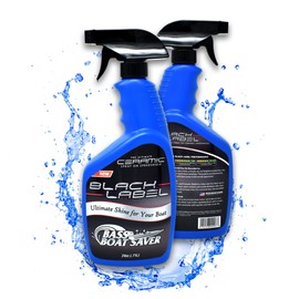 Black Label Ceramic Speedshield - Ultimate Brilliant Ceramic Marine Shine Spray - Ceramic Detailer Spray with Micro Repair Technology