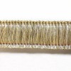 Plankroad Beige & Gold High Quality Decorative Brush Fringe Trim