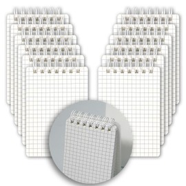 12 Pack Pocket Notebook 3" x 5" Spiral Notepads Small Notebook Journal, Pocket Notepad with Waterproof Cover, Mini Memo Pads for Home, School, College, Office, Work, Travel