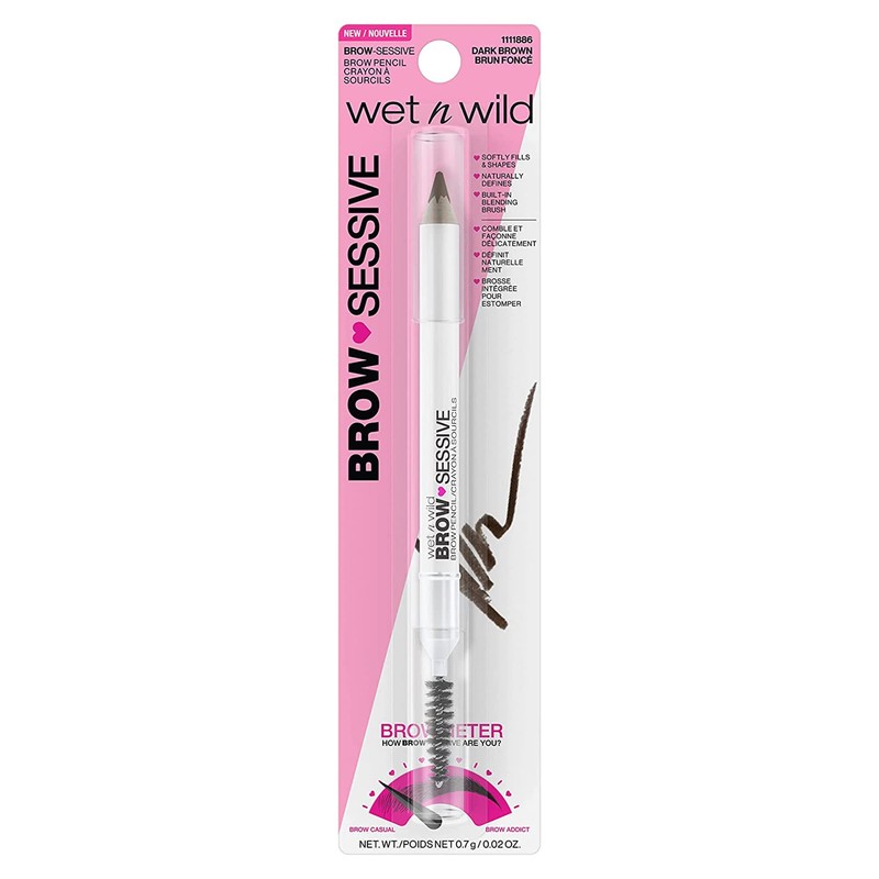 wet n wild, Brow-Sessive Eyebrow Pencil, Double Tip Eyebrow Pencil