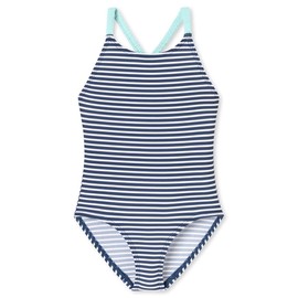 Schiesser Girls Swimming Costume, White&stripes_182733