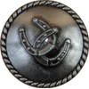 Set of 24 Horseshoes with Rope Drawer or Cabinet Pull