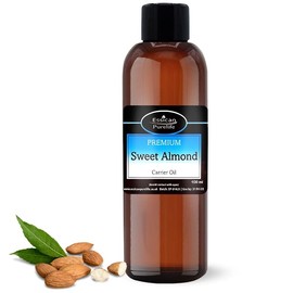 Sweet Almond Oil for Hair, Pure Almond Oil for Skin, 100% Pure Almond Carrier Oil for Hair - Carrier Oil for Essential Oils Mixing, Almond Oil for Ears & Face, Sweet Almond Oil for Skin Care - 100ml