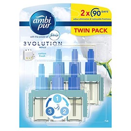 Febreze With Ambi Pur 3Volution Air Freshener Plug-In Refill Cotton Fresh 40ml
