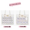 bealight Pain Bag, A4 Tote Bag, Fashionable, Shoulder Bag, Transparent,