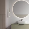 JoollySun Modern Crystal Pendant Light: Brushed Nickel Mini Hanging Light