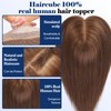 HAIRCUBE 12 inch Hair Toppers for Women 5"*5.5" Large Base