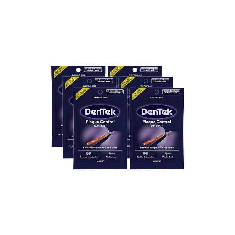 DenTek Easy Brush Interdental Cleaners | Brushes Between Teeth |