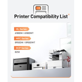 TN780 Toner Cartridge Black 2-Pack Replacement for Brother TN-780 TN750 TN-750 Toner Compatible with Brother HL-5450DN HL-5470DW HL-6180DW MFC-8710DW MFC-8910DW MFC-8950DW DCP-8150DN Laser Printer Ink