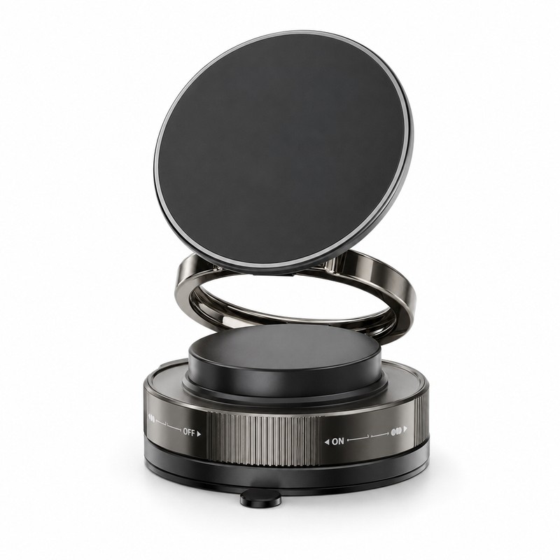 360° Vacuum Magnetic Phone Holder for Hands-Free Use - Foldable