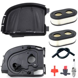 595658 594106 593260 Air Filter Cover Base Assembly Kit Compatible with Briggs and Stratton Models 103M02 104M02 104M05 09P700 093J02 Lawn Mower Engines (8pcs)