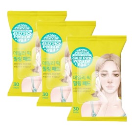 Arial Stress Relieving Daily Pick Peeling Pads 30 sheets (3 packs) / 아리얼 스트레스 릴리빙 데일리 픽 필링 패드 30매 3개