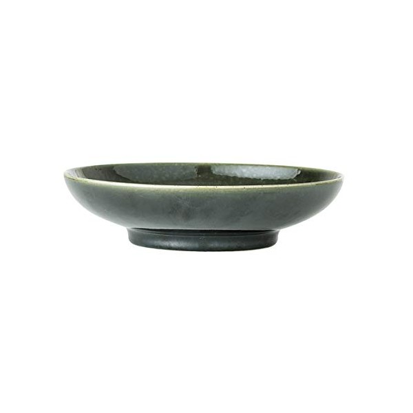 Bloomingville - Joëlle - Serving Bowl - Stoneware/Glazed - Green - Diameter 21.5 cm x Height 6 cm