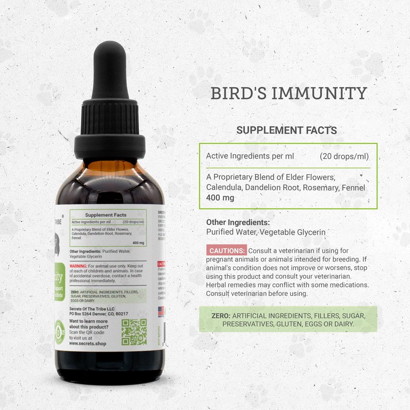Birds Immunity | Natural Herbal Dietary Pet Supplement for Birds