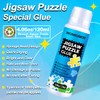 Newest Jigsaw Puzzle Glue Clear with Sponge Head Applicator, Puzzle
