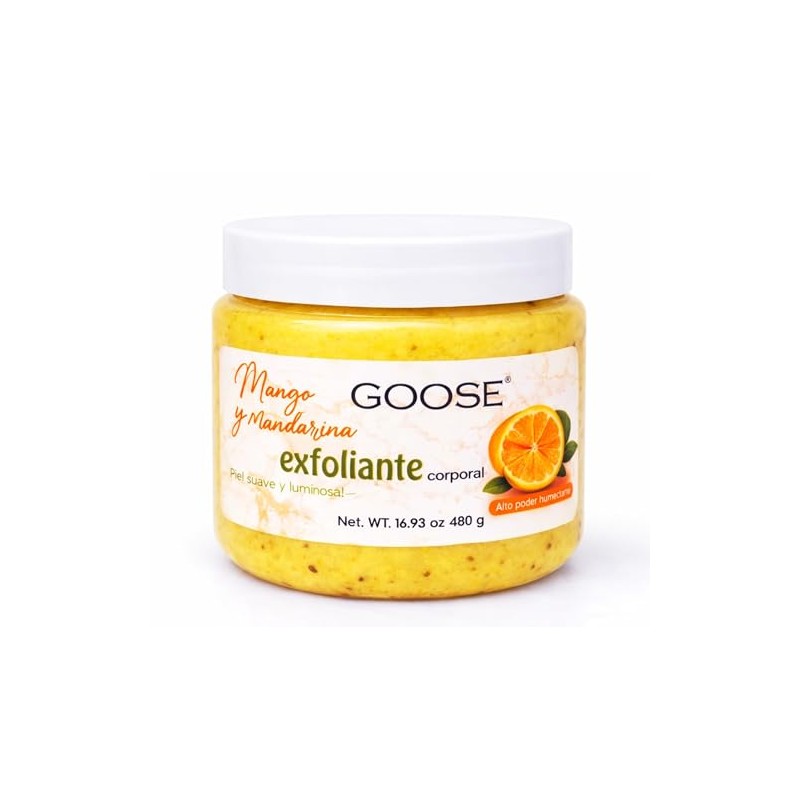 GOOSE Body Scrub Exfoliante Corporal 480 g – Mango y