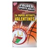 24ct Valentine's Day Folded Sports Balls Valentines