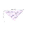 VILLFUL 3PCS Dog Bandanas Adjustable Triangle Scarf with Adorable Star