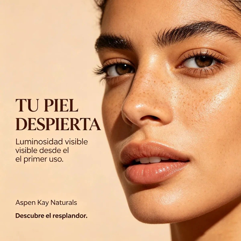 Aceite Facial Glow Con Cúrcuma Natural Cúrcuma Manzanilla