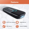 Trohestar Wireless Barcode Scanner Support Bluetooth 2.4GHz USB Connection,1D Barcode