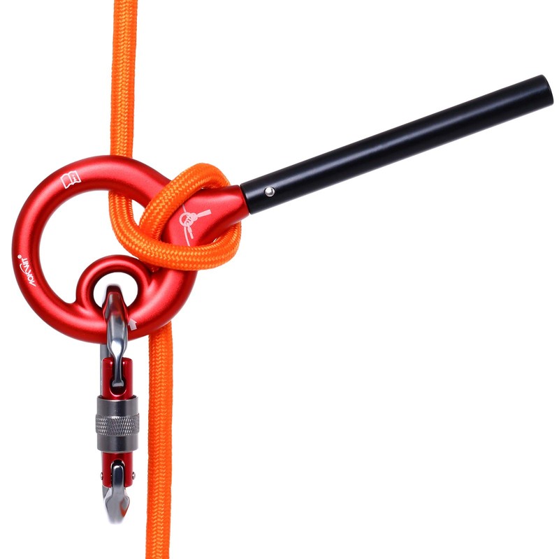 AOKWIT 9 Rescue Figure, Upgrade 8 Descender Climbing Gear Downhill