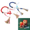 Wooden Bead String DIY Christmas Party Decoration Wall Hanging Long