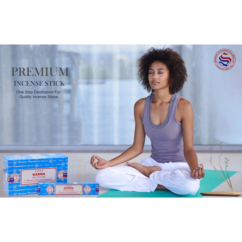 EARTH Satya Karma Incense Sticks 15 GMS (Pack of 12)