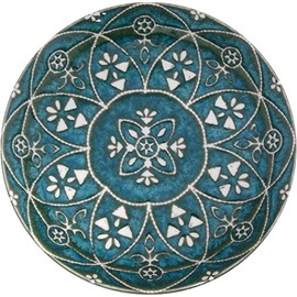 Sugar Land MK20464 Moroccan Plate (S), 5.6 x 0.8 inches (14.3 x 2.2 cm), Green