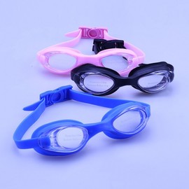 New Waterproof Swimming Goggles for Men, Women, and Children - Unisex, Polarized, Multi-color, Adjustable One Size / 1677 Blue Hanging Case 10ea