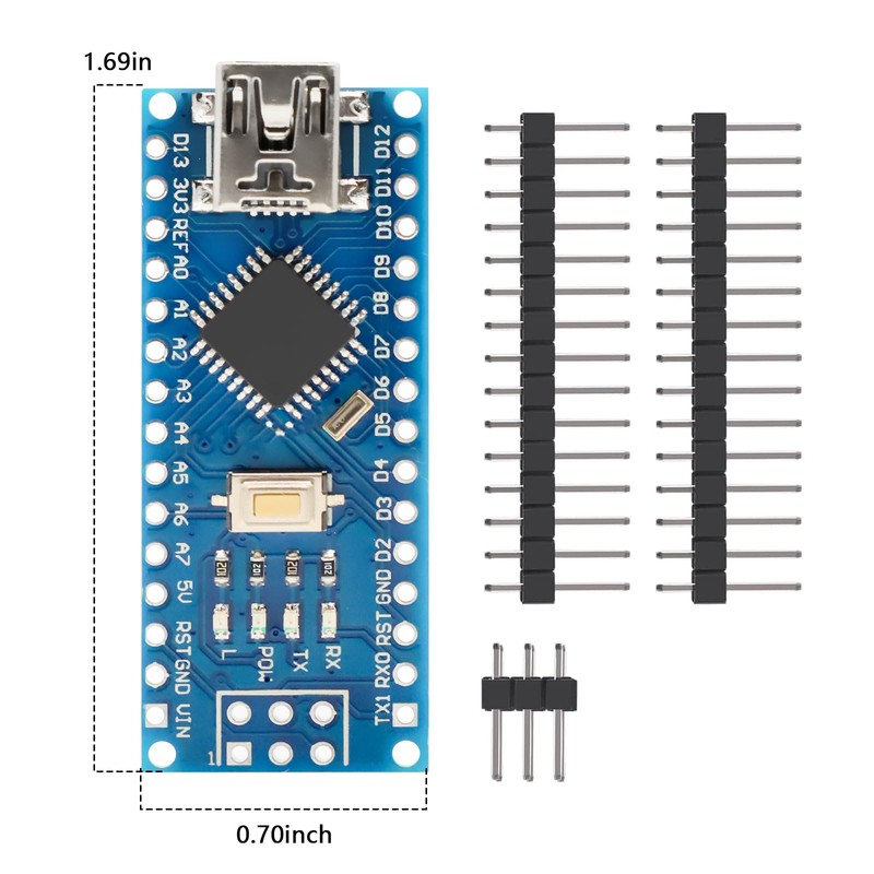APKLVSR Development Board Module with CH340 for Arduino Nano (Mini