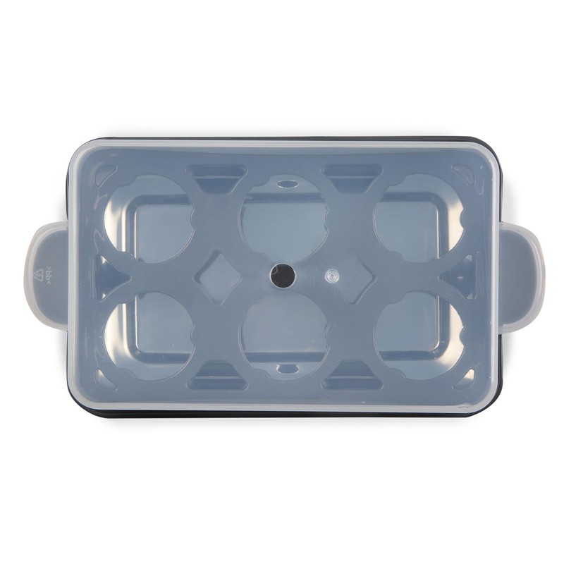 DOMO DO9283EK Egg Boiler for 6 Eggs 'Wood You' -
