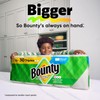 Bounty Select-A-Size Paper Towels, White, 2 Triple Rolls = 6
