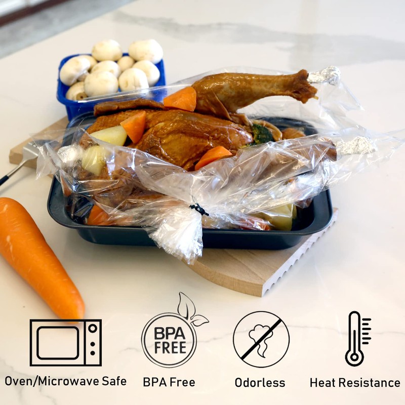 WRAPOK Bratbeutel Kochen Ofen Taschen Kleine - 24 Stück (43